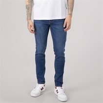Bench Mens Sivada Skinny Jeans Mid Blue Wash