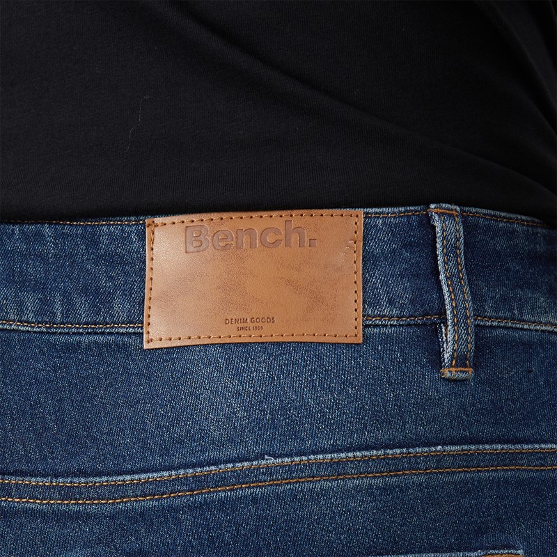 Bench Mens Tedder Slim Jeans Indigo