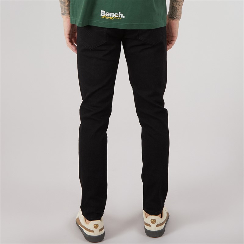 Bench Mens Sivada Skinny Jeans Black