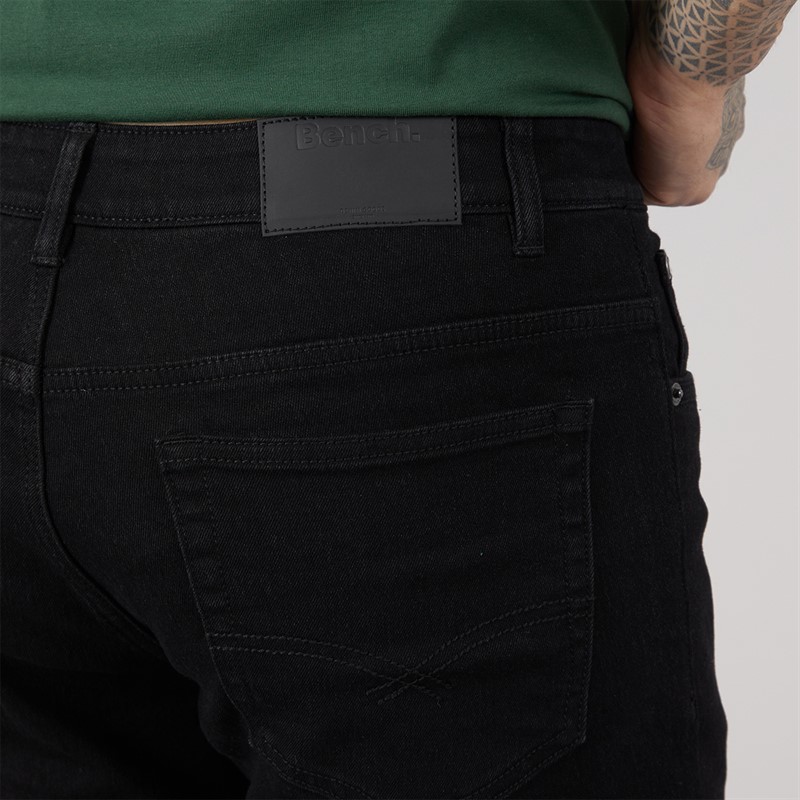 Bench Mens Sivada Skinny Jeans Black