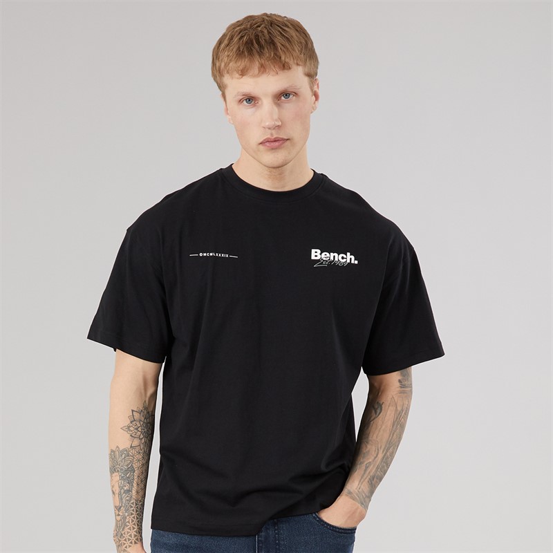 Bench Mens Terlon Oversized T-Shirt Black