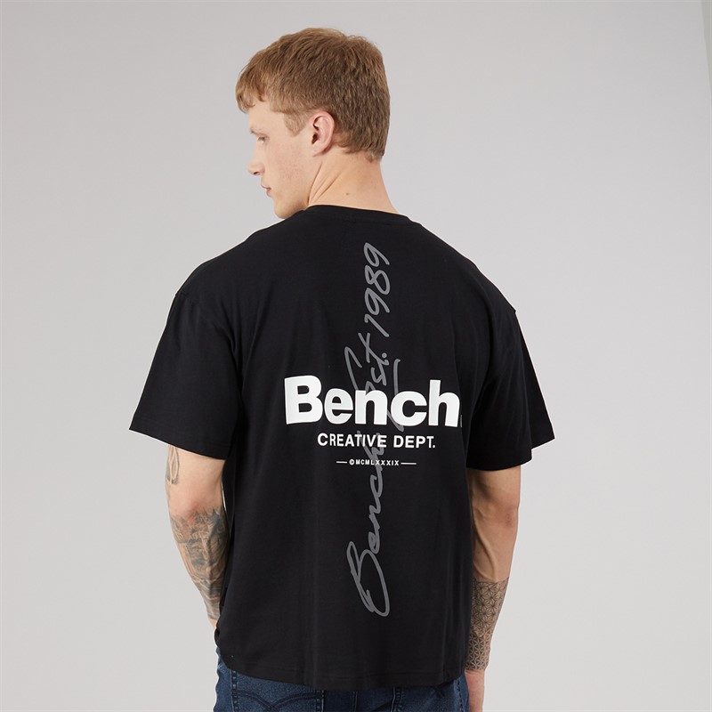 Bench Mens Terlon Oversized T-Shirt Black