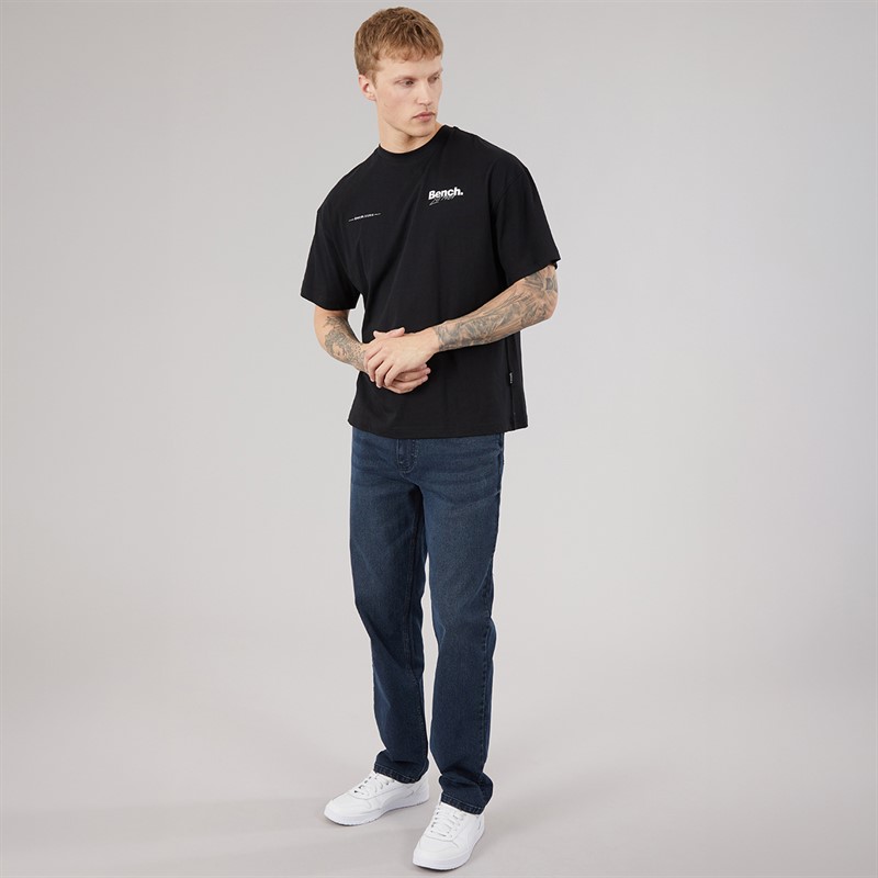 Bench Mens Terlon Oversized T-Shirt Black