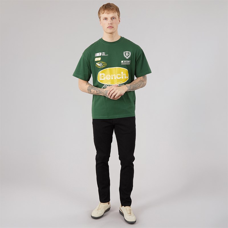 Bench Mens Alvera Oversized T-Shirt Primal Green