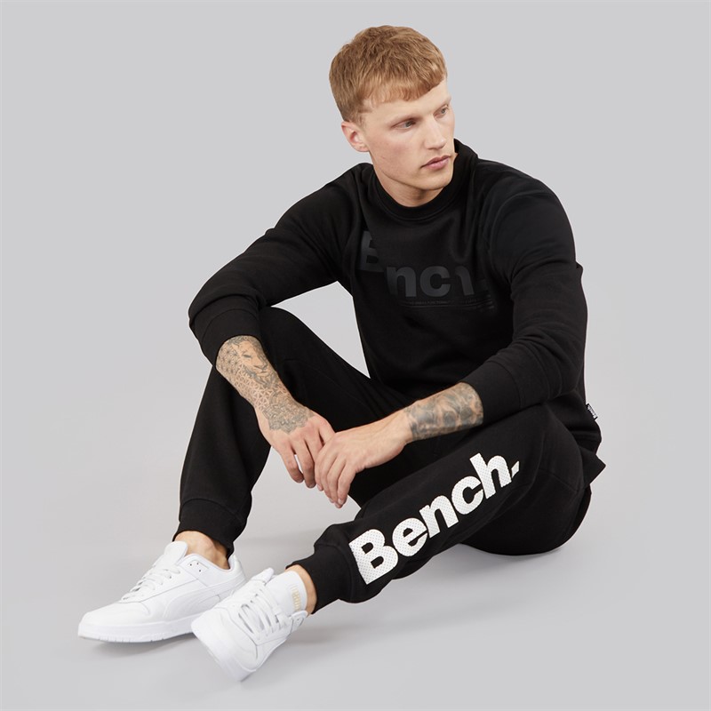 Bench Mens Cornbrook Fleece Joggers Black