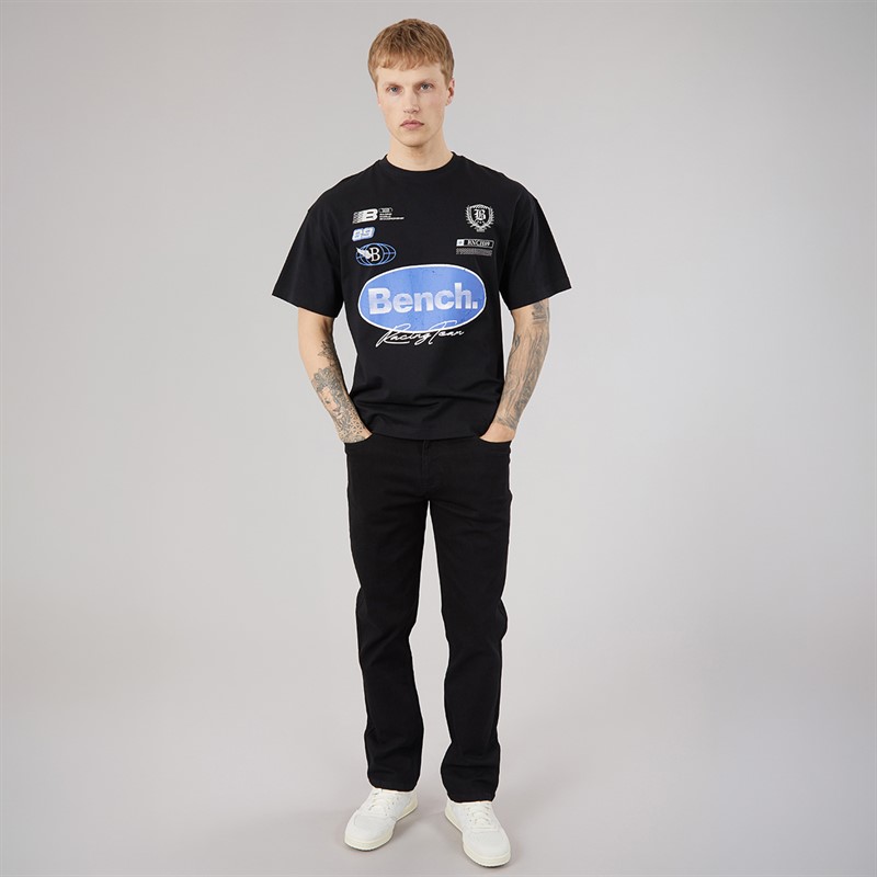 Bench Mens Alvera Oversized T-Shirt Black