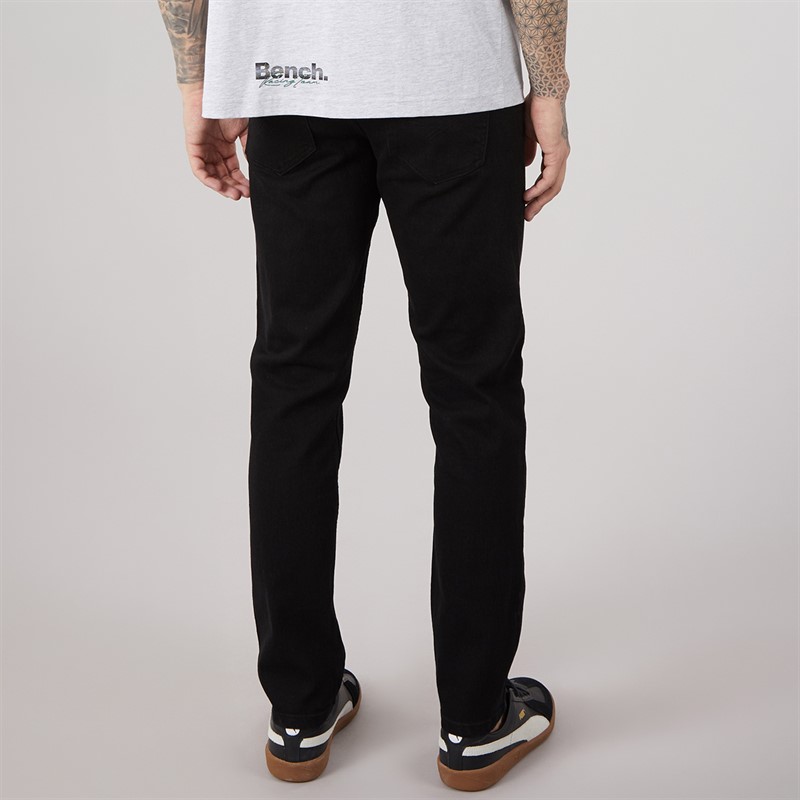 Bench Mens Tedder Slim Jeans Black