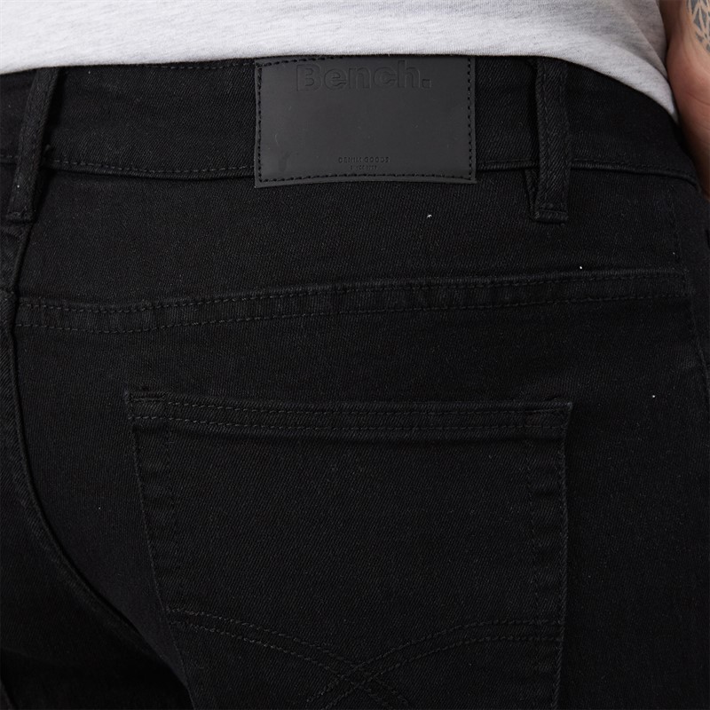 Bench Mens Tedder Slim Jeans Black