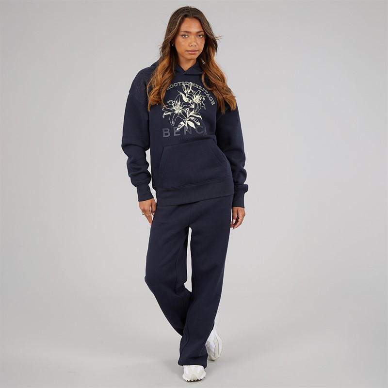 Bench Womens Kyley Wide Leg Joggers Navy
