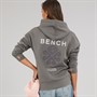Bench Womens Amba Hoodie With Boucle Graphic Charcoal