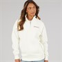 Bench Womens Farla Oversized 1/4 Zip Winter White