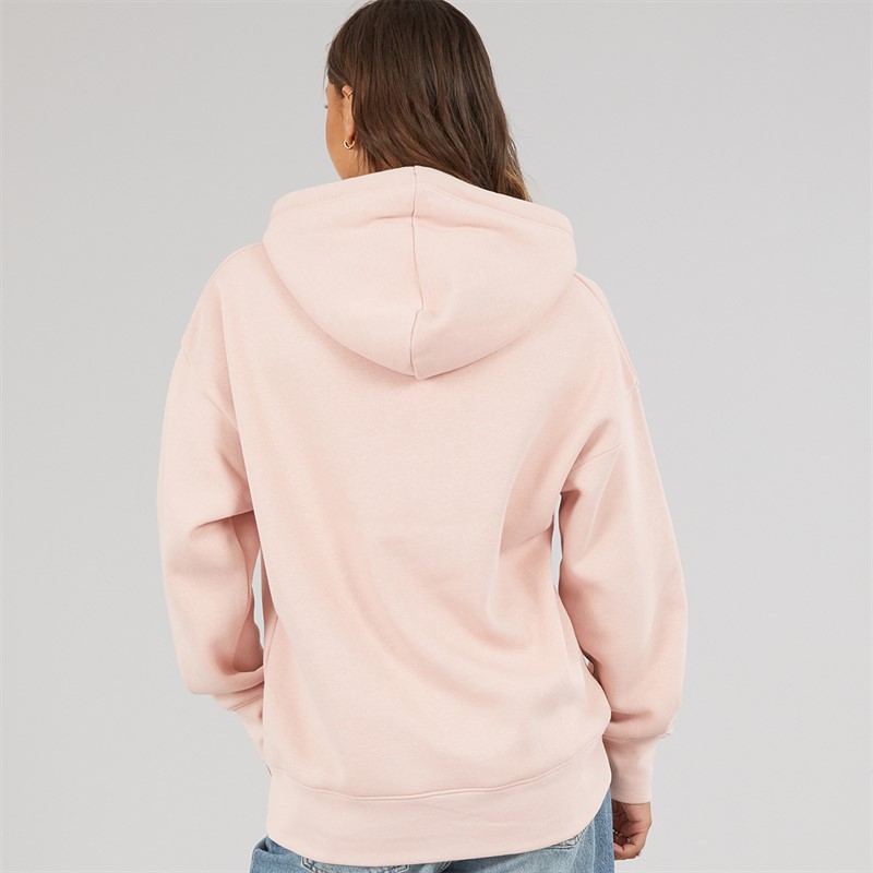 Bench Womens Habbu Oversized Hoodie Light Dusky Pink