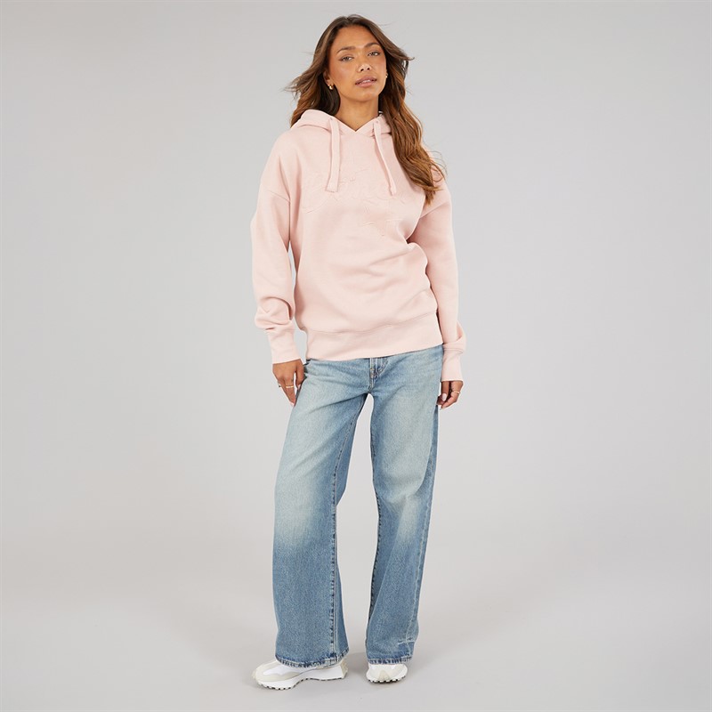 Bench Womens Habbu Oversized Hoodie Light Dusky Pink