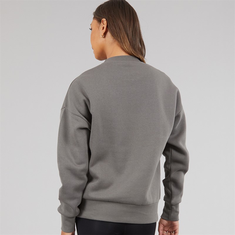 Bench Womens Derma Crew Sweatshirt Charcoal