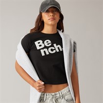 Bench Womens Aita Baby Fit T-Shirt Black
