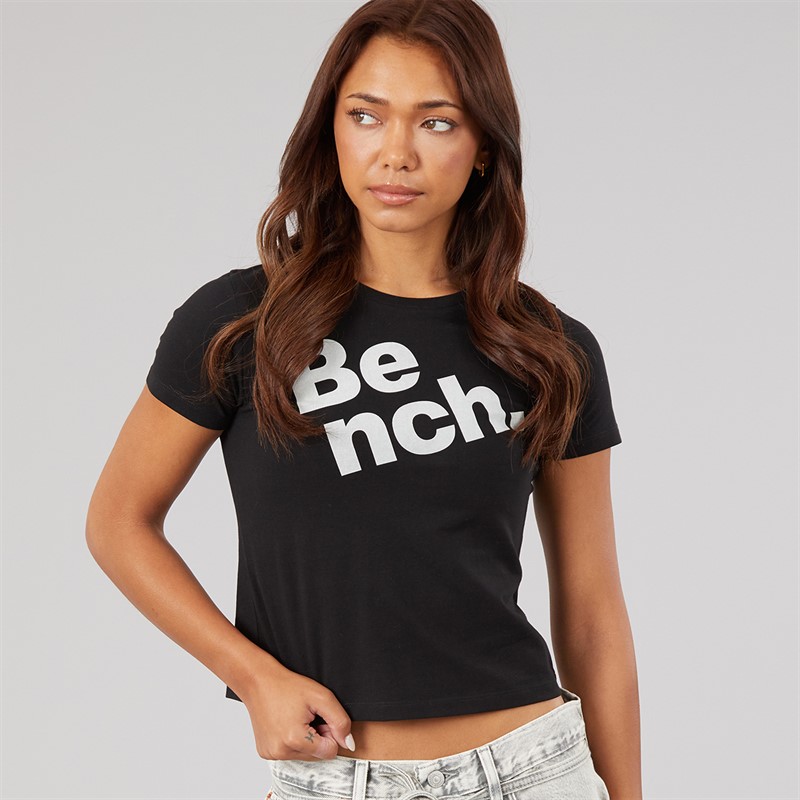 Bench Womens Aita Baby Fit T-Shirt Black