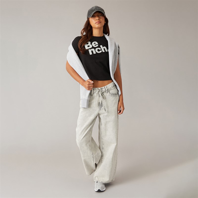 Bench Womens Aita Baby Fit T-Shirt Black