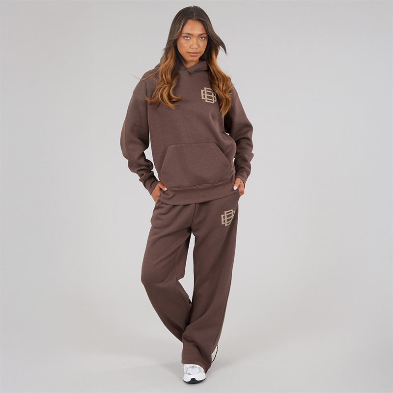 Bench Womens Vella Wide Leg Joggers Coffee