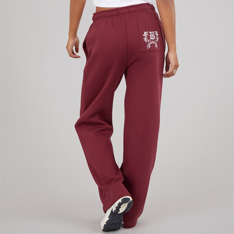 Bench Womens Kyley Wide Leg Joggers Cordovan