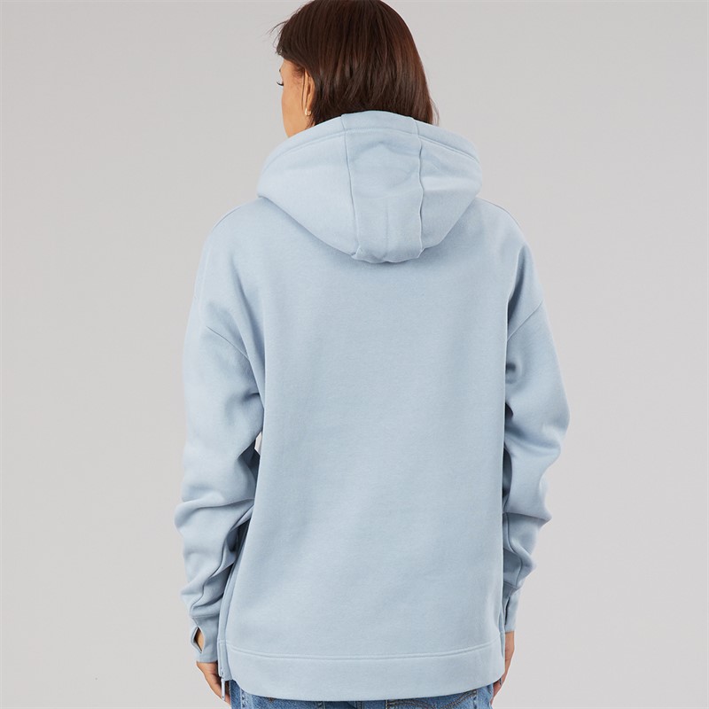 Bench Womens Osta Loose Fit Hoodie Dusky Blue