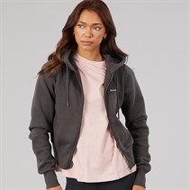 Bench Womens Chessa Fit Zip Thru Hoodie Black