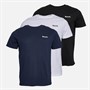 Bench Mens Danny Three Pack T-Shirts Assorted