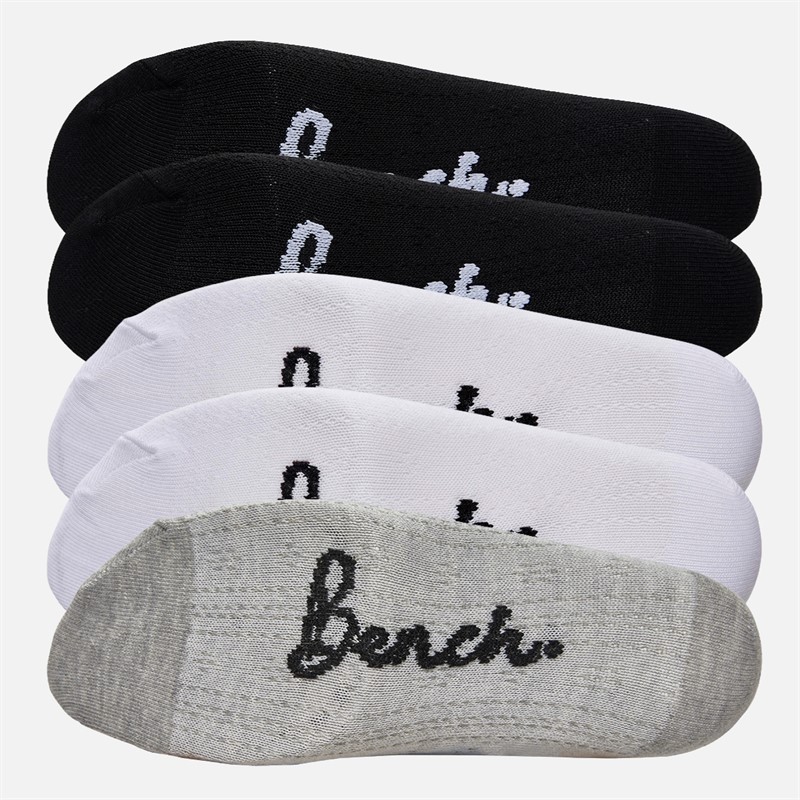 Bench Womens Sybill Five Pack Socks Mixed