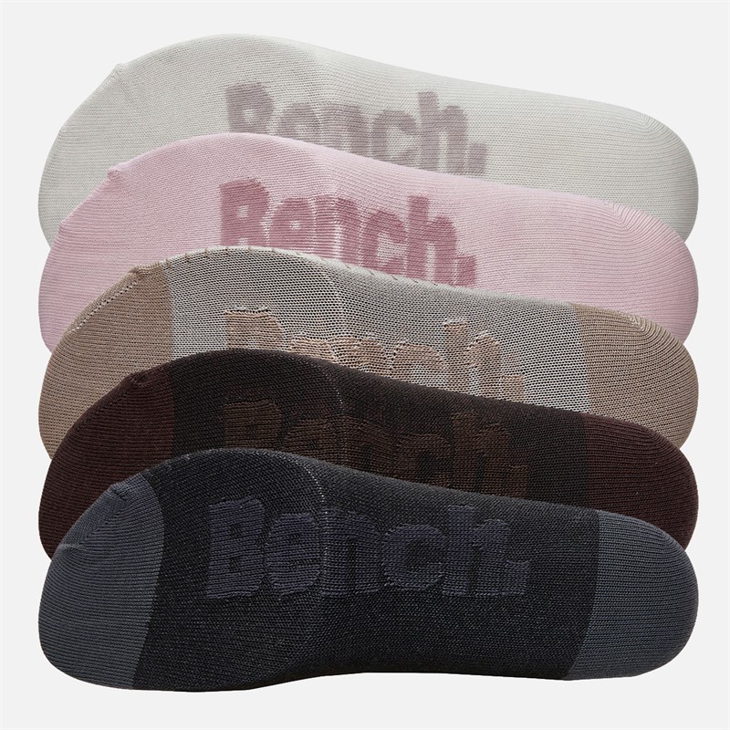 Bench Womens Kerstan Five Pack Socks Mixed