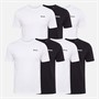 Bench Mens Antonio Seven Pack Lounge T-Shirts Assorted