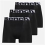 Bench Mens Tom Three Pack Boxer Shorts Black