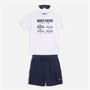 Bench Boys T-Shirt Shorts And Sunglasses Set Navy