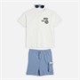 Bench Boys T-Shirt Shorts And Sunglasses Set Blue