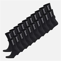 Bench Mens Apollo Twenty Pack Cushioned Crew Socks Black