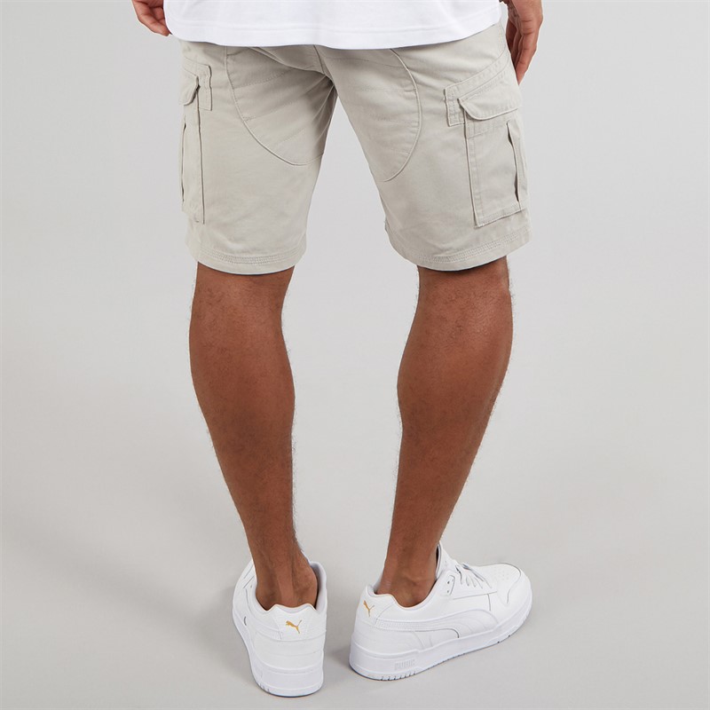 Bench Mens Noahs 2 Cargo Shorts Greige