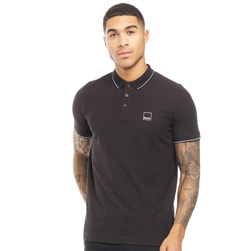 Buy Bench Mens Beal Polo Jet Black