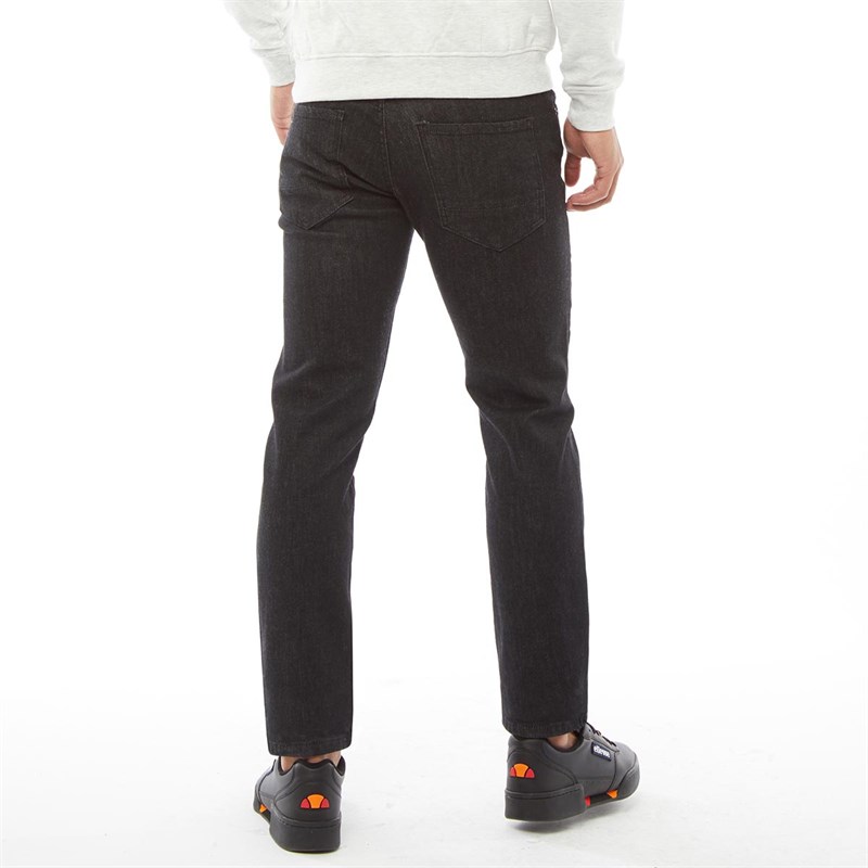 Buy Bench Mens Peter Slim Fit Jeans Black Wash