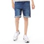 Bench Short en Jean Andre Junior Bleu Foncé