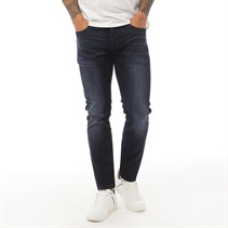 Bench Mens Davies Skinny Fit Jeans Dark Wash