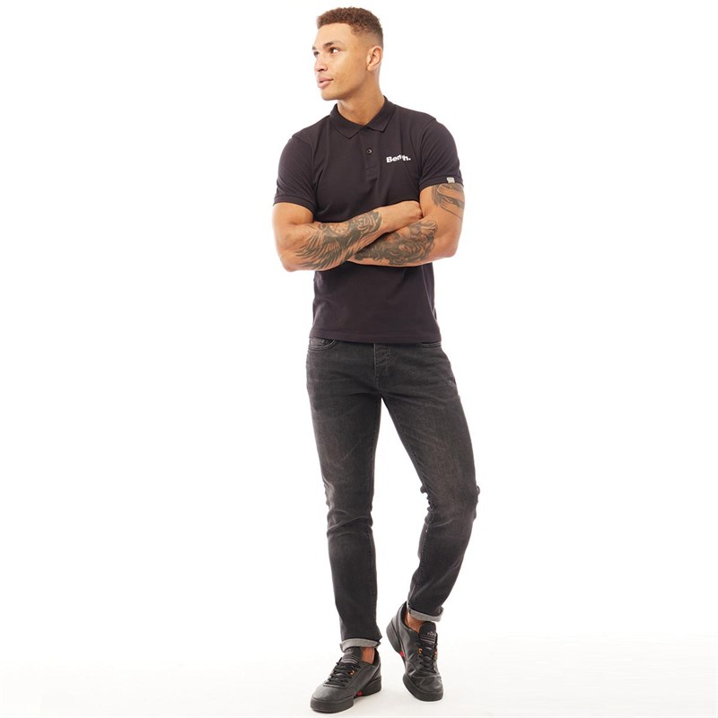 Bench Mens Osgood Polo Black