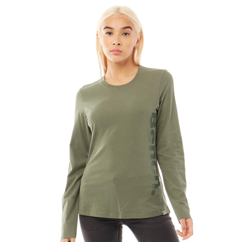 Buy Bench Womens Renegade Long Sleeve T-Shirt Khaki