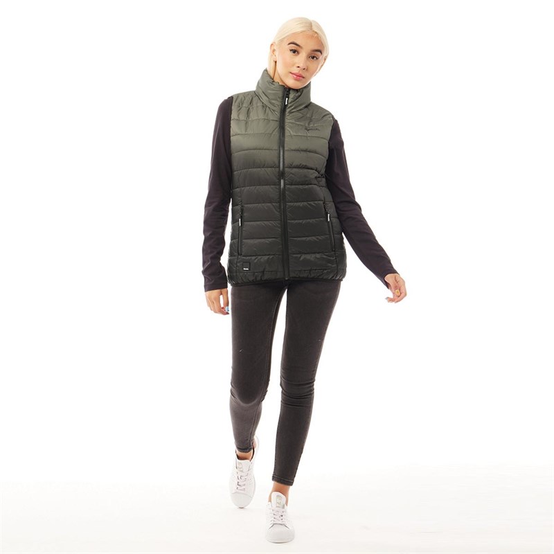 Bench Damen Cosmos Weste Khaki
