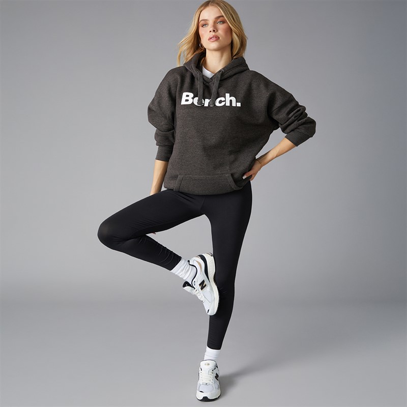Bench Womens Trademark Oversized Hoodie Charcoal Marl