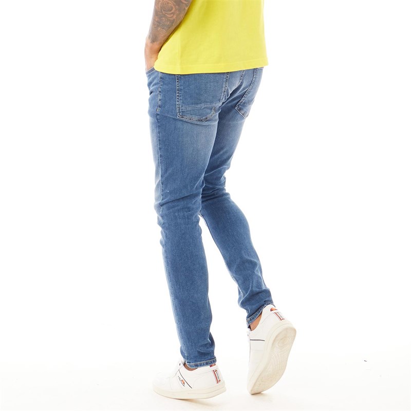 Buy Bench Mens Eddie Slim Jeans Mid Wash