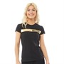 Bench Damskie Berg T-Shirt Czarny
