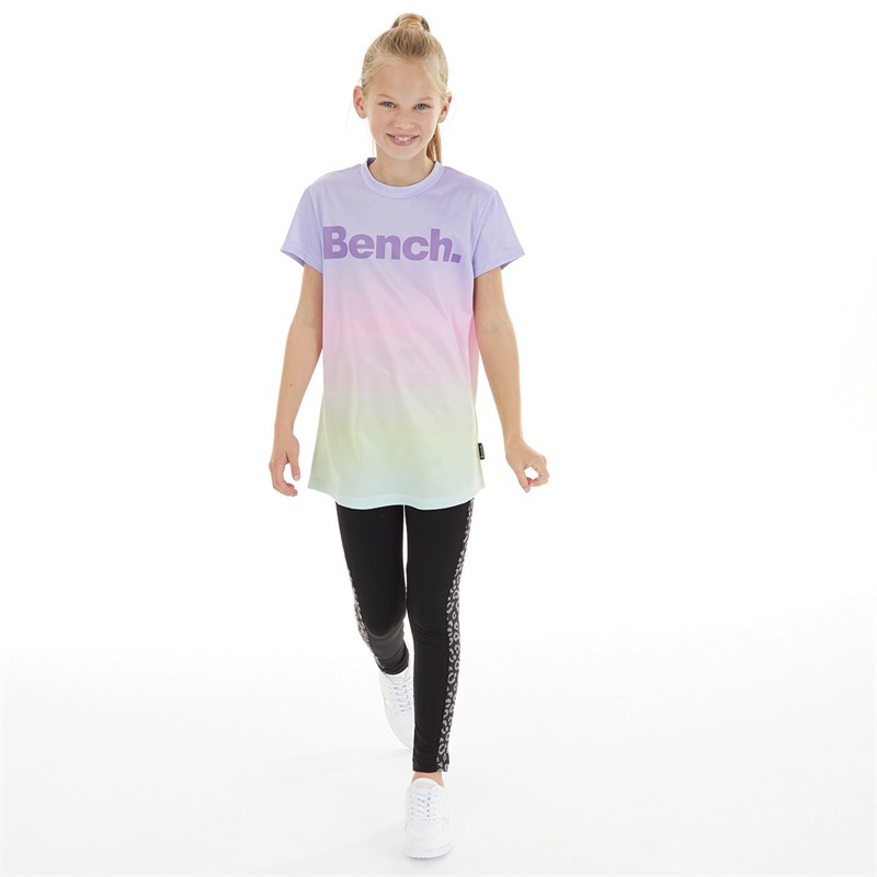 Bench Girls Inez T-Shirt Rainbow Ombre