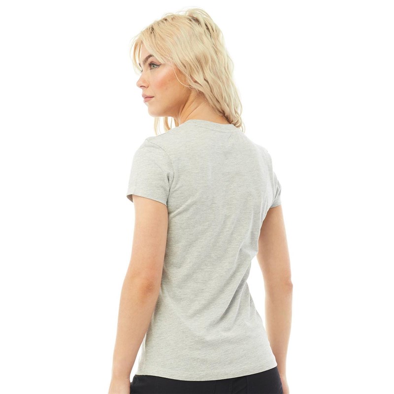 Bench Womens Miller T-Shirt Grey Marl