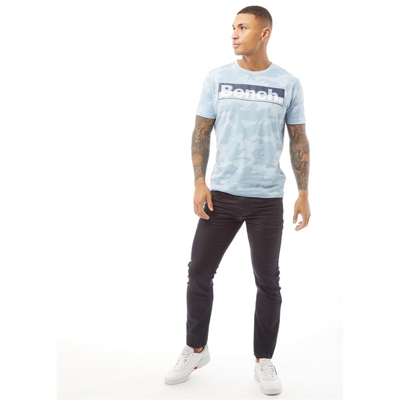 Bench Tee-Shirt Stayton Homme Bleu