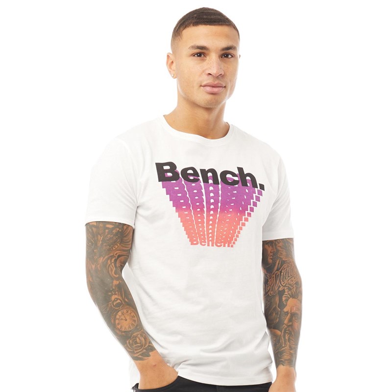 Bench Tee-Shirt Caldwell Homme Blanc