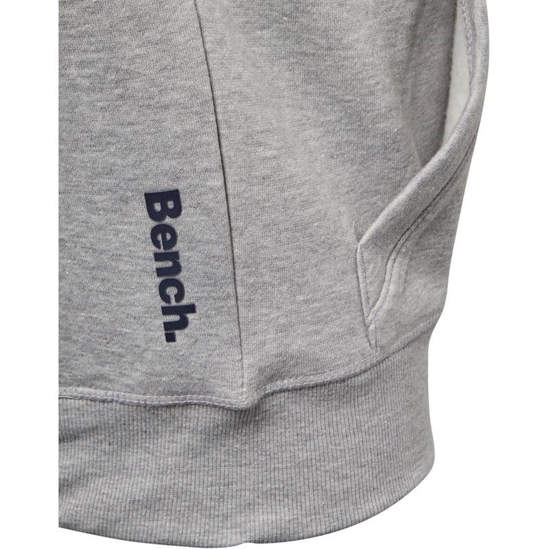 Buy Bench Mens Skinner Hoodie Grey Marl