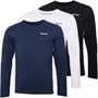 Bench T-shirts de détente à manches longues Viren Homme - lot de 3 - multicolores